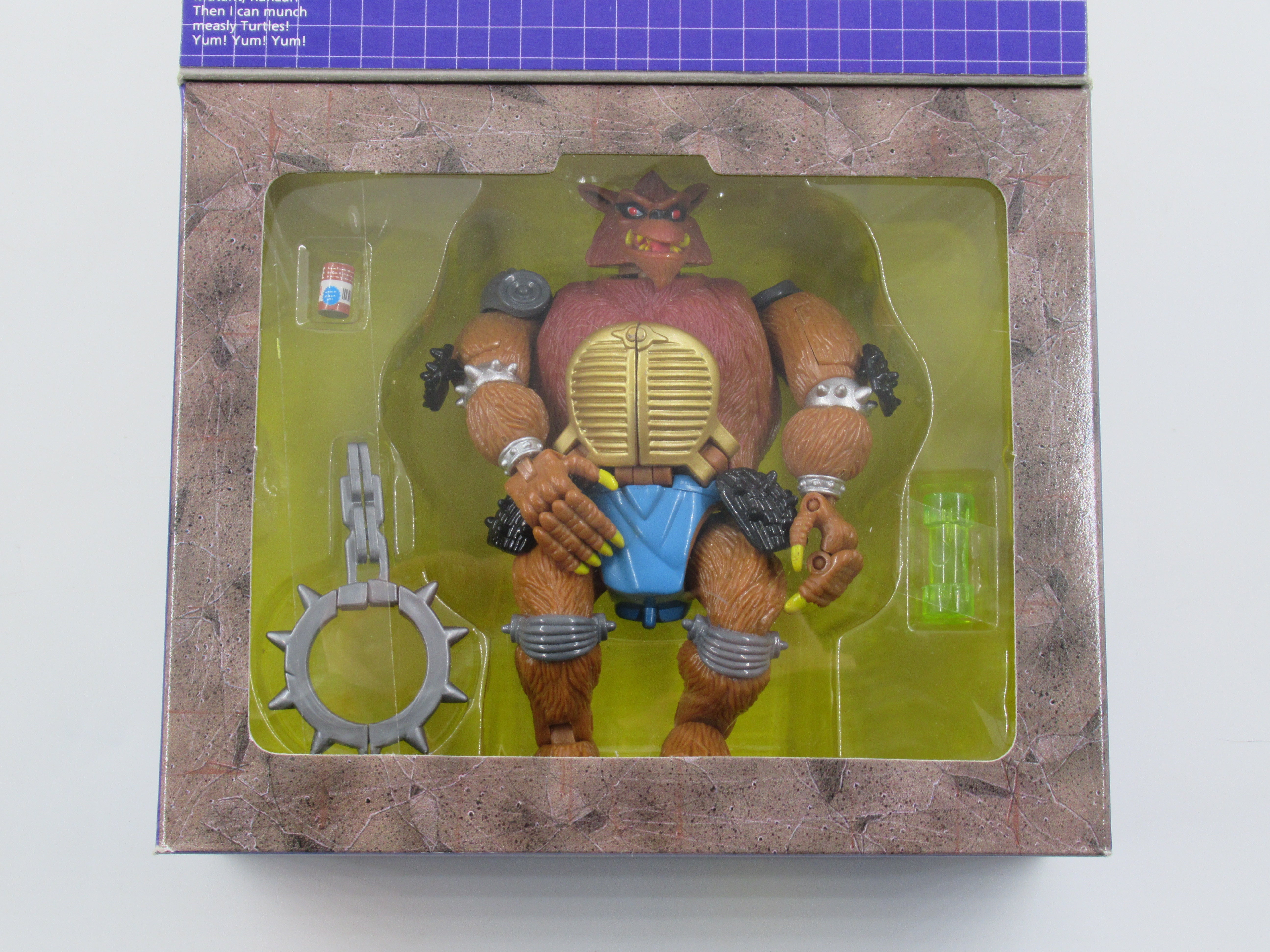 Teenage Mutant Ninja Turtles Mutatin' Rahzar 4.5" Figure TMNTs - Playmates (1993)